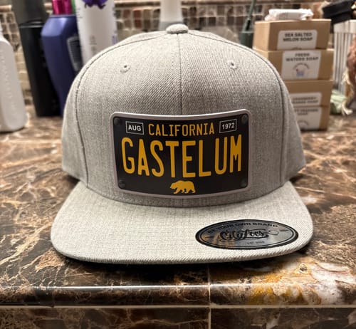 Customer photo review of California 60's Plate Hat