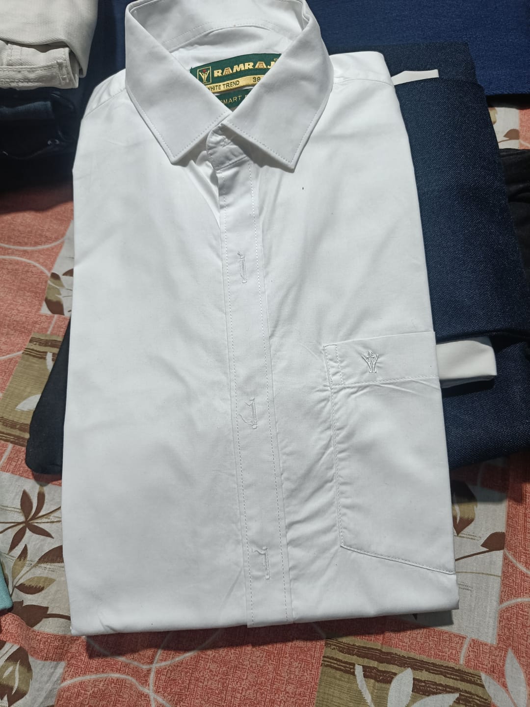 Customer photo review of Verito-  Light Peach Formal Shirts For Men | Ariser