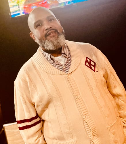 Customer photo review of Kappa Alpha Psi Cardigan