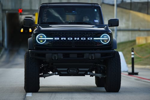 Customer photo review of Bronco LED Emblem Letters (Multicolor Flow)