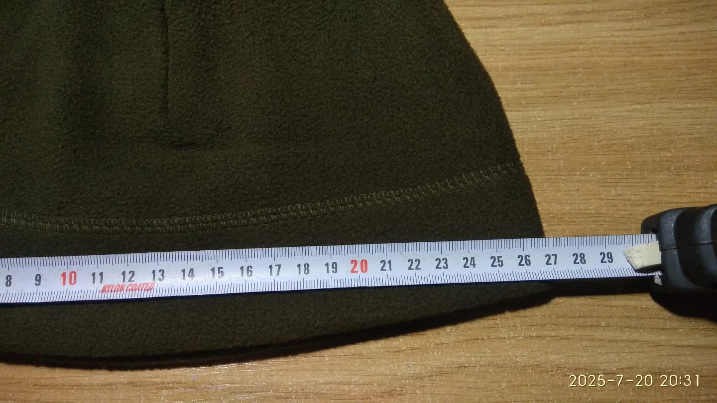 Customer photo review of Winddichte Polar-Fleece Mütze