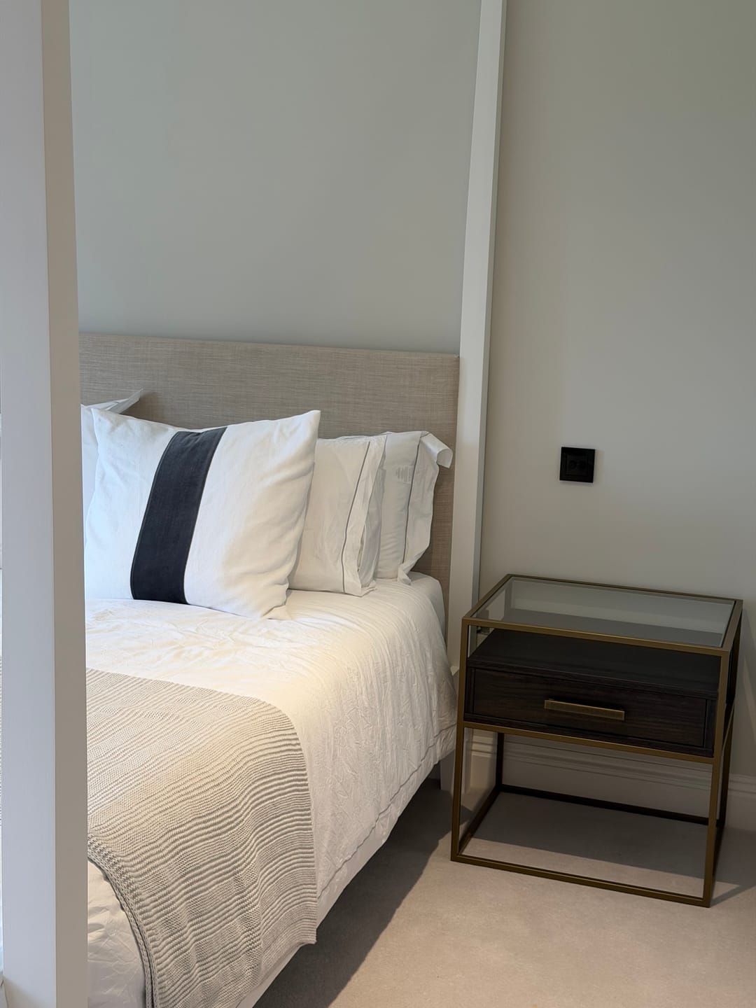 Customer photo review of Berkley Bedside Table Drawers - Ebony