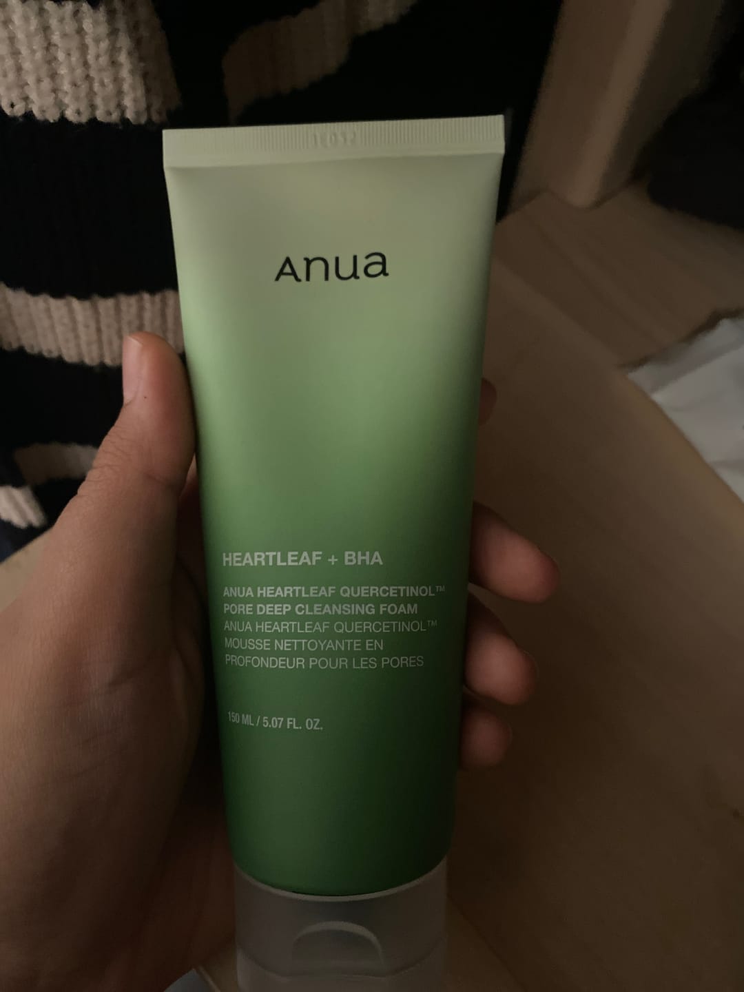Customer photo review of Anua - Nettoyant - Heartleaf Quercetinol Pore Deep Cleansing Foam