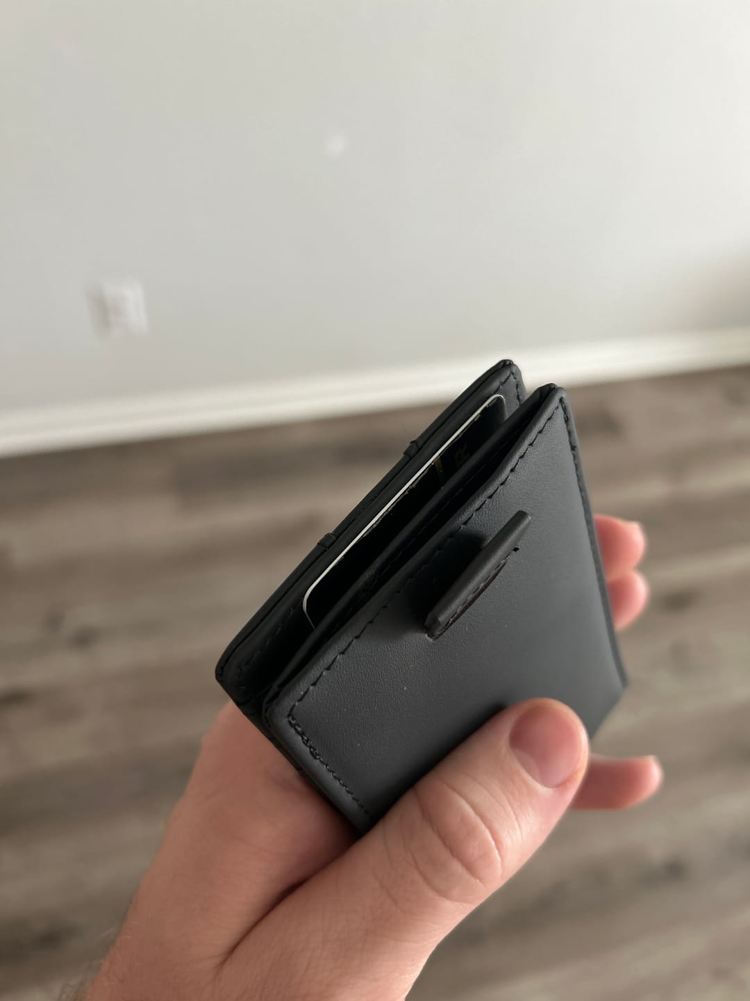 Customer photo review of 80Eighty® Matte Black Leather Wallet