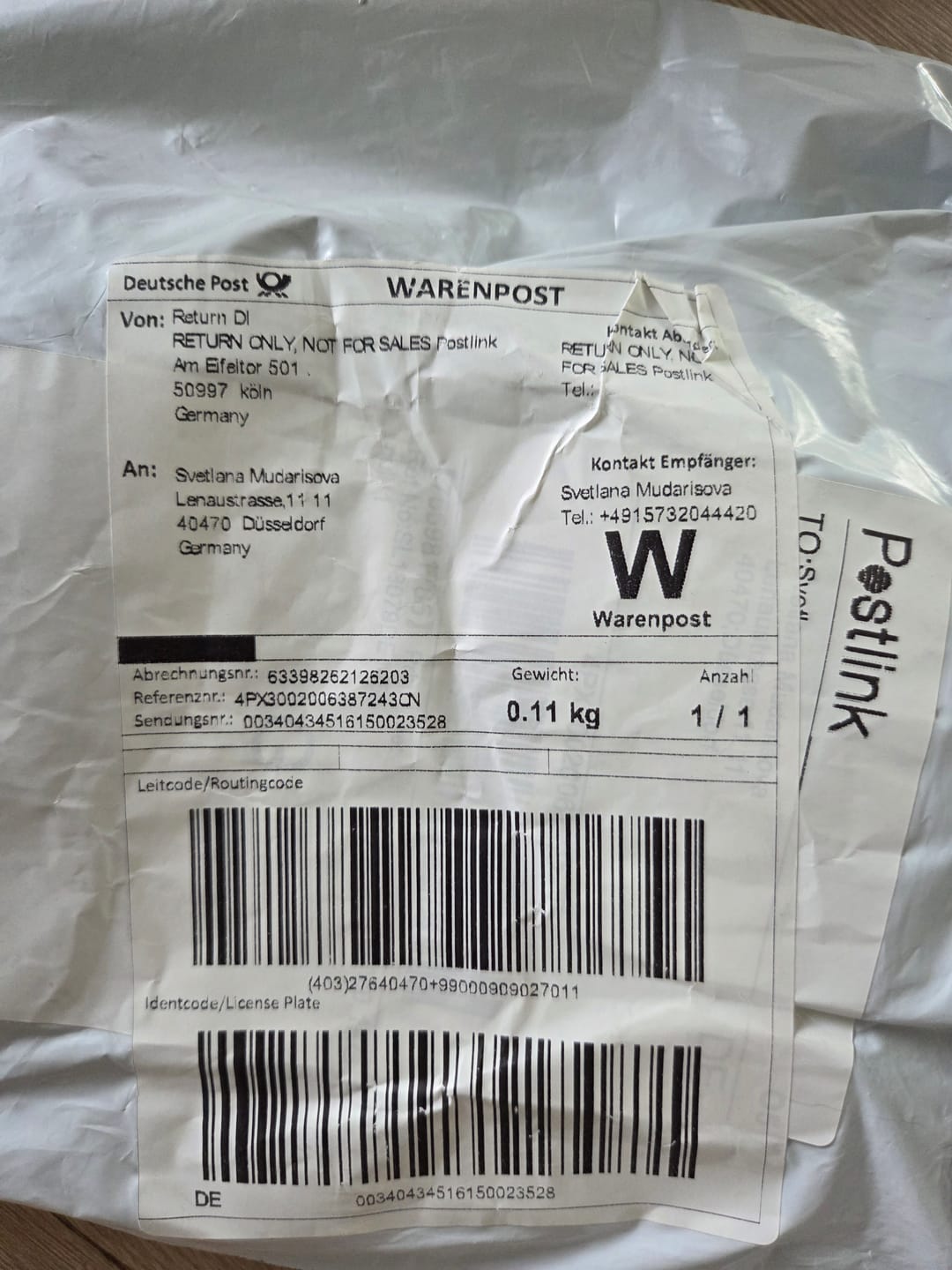 Customer photo review of Dripl Vision LED Aufsatz passend für Dyson