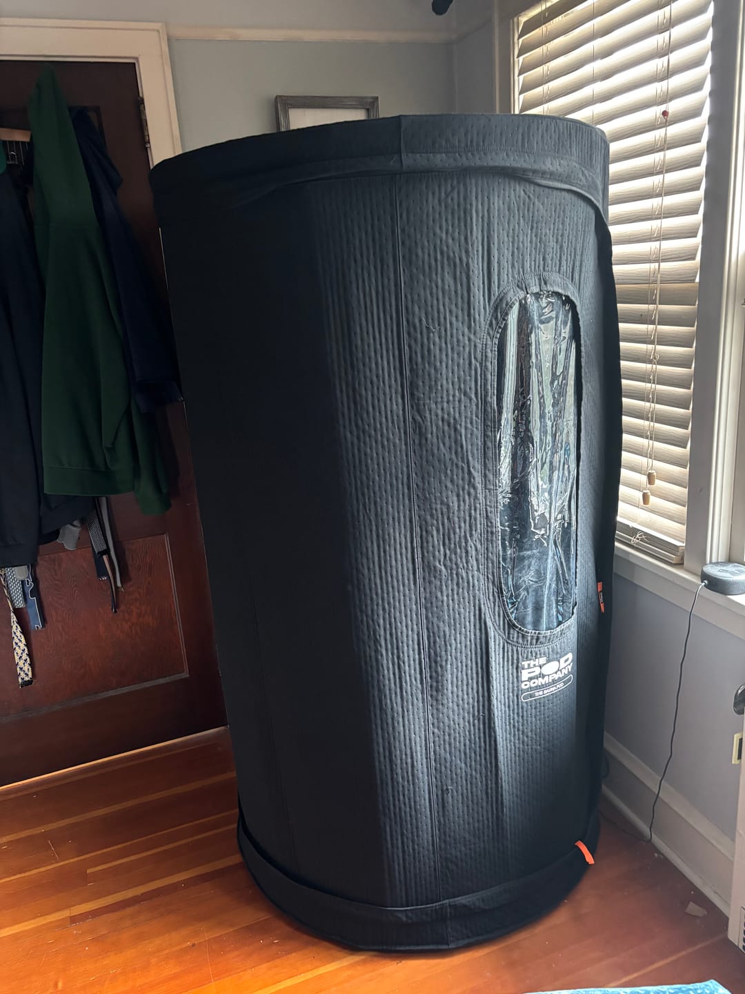 Customer photo review of The Sauna Pod