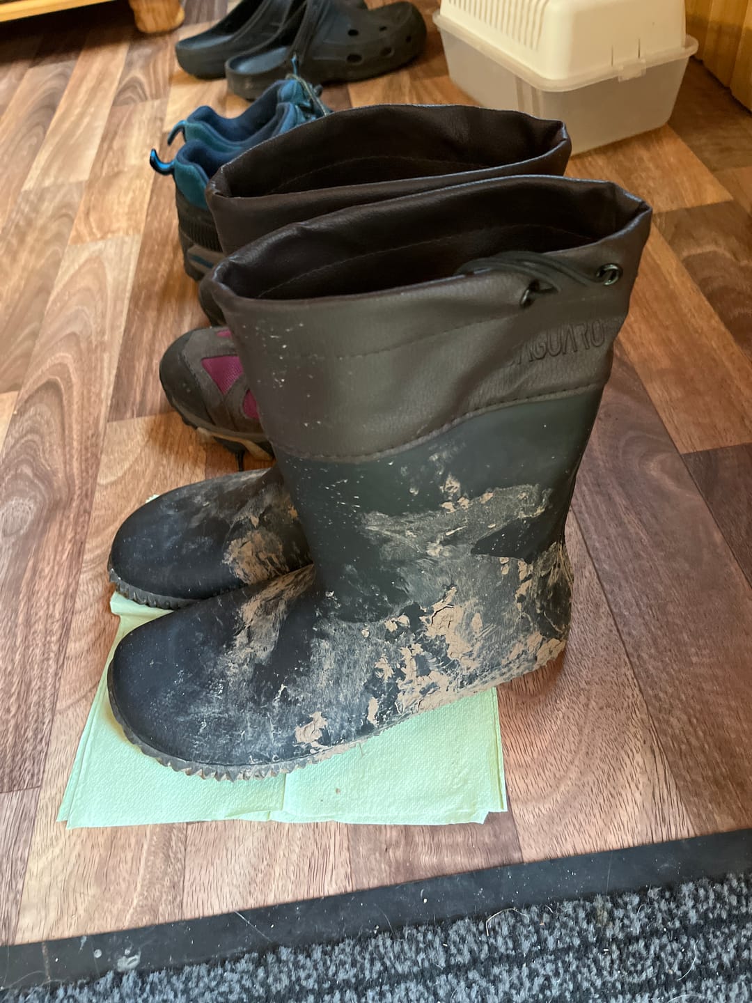 Customer photo review of Brisk Ⅰ - Barfuß-Gummistiefel