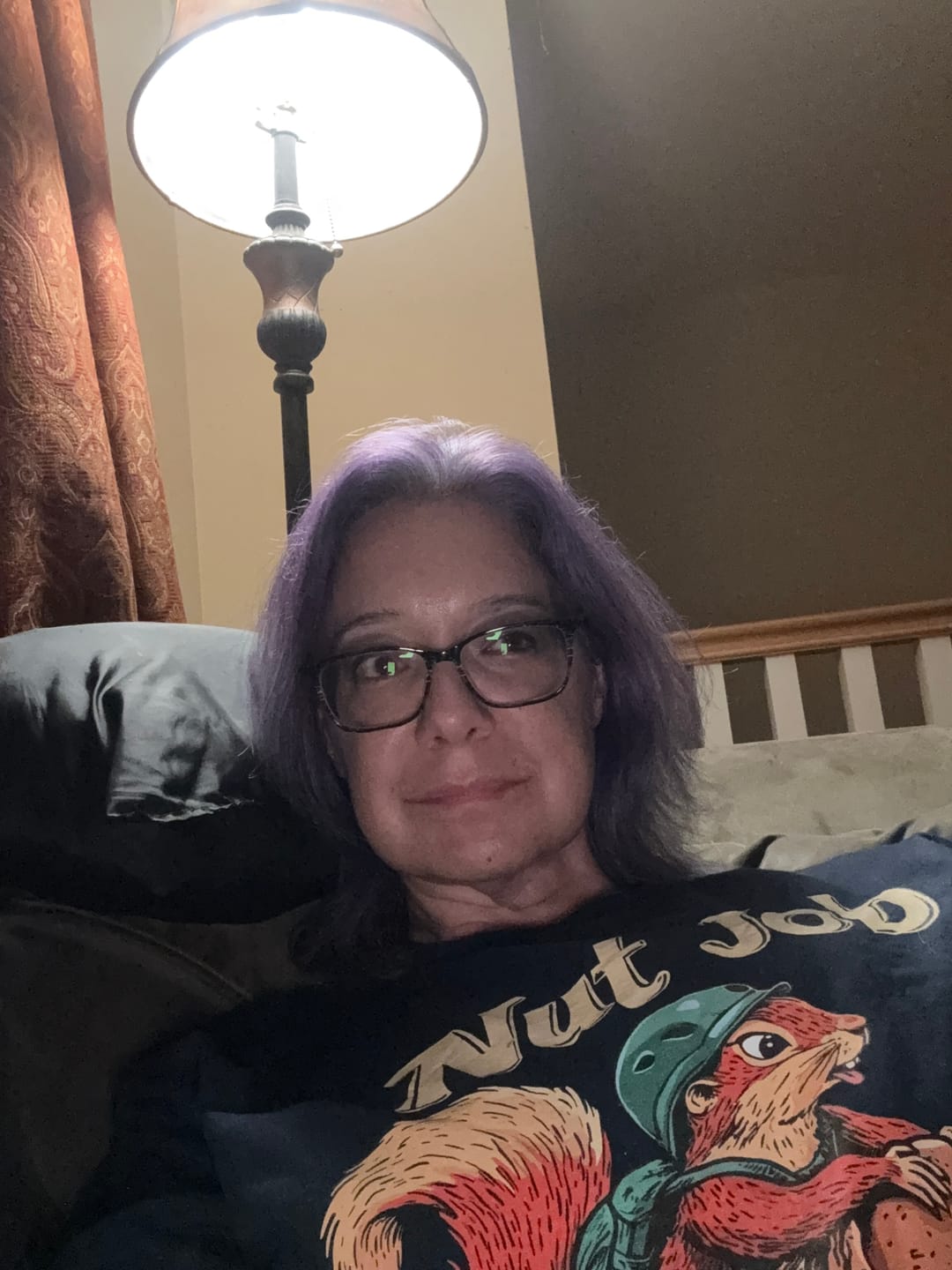 Customer photo review of Nut Job Squirrel Softstyle Tee