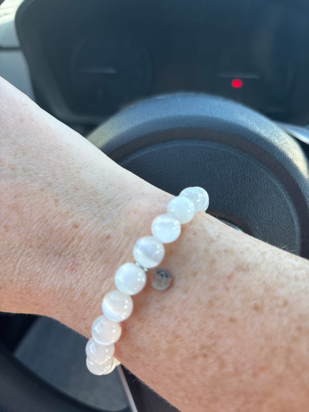 Customer photo review of Selenite Bracelet