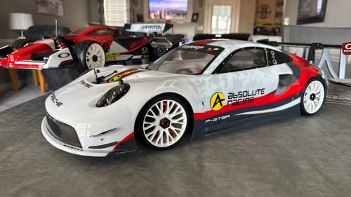 Customer photo review of GRP GTJ03-XB1 1:8 GT New Tread Ultra Soft White 20 Spoke Rubber Tires - HARD RIM