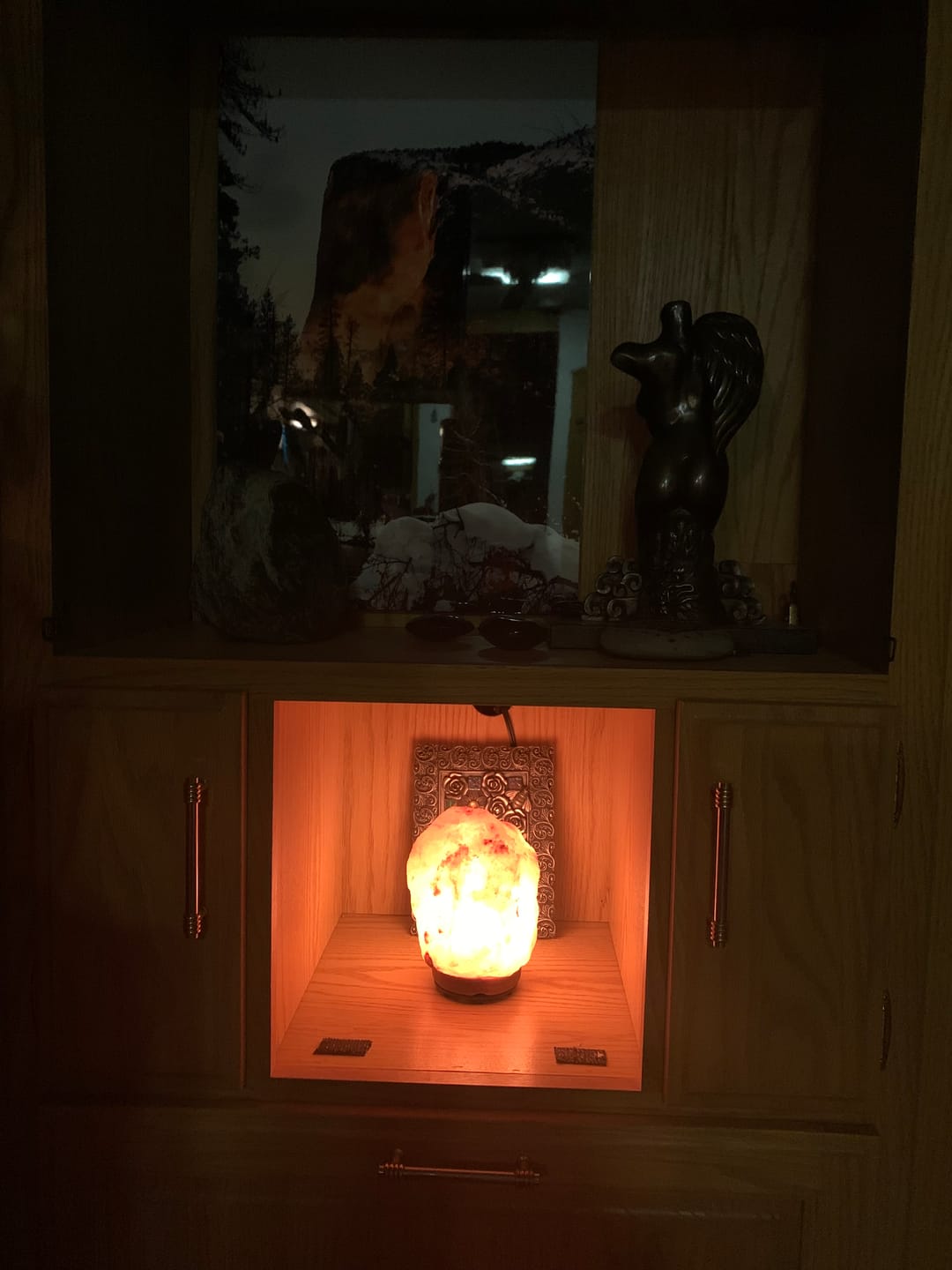 Customer photo review of Original Himalayan Salt Lamp (Medium)