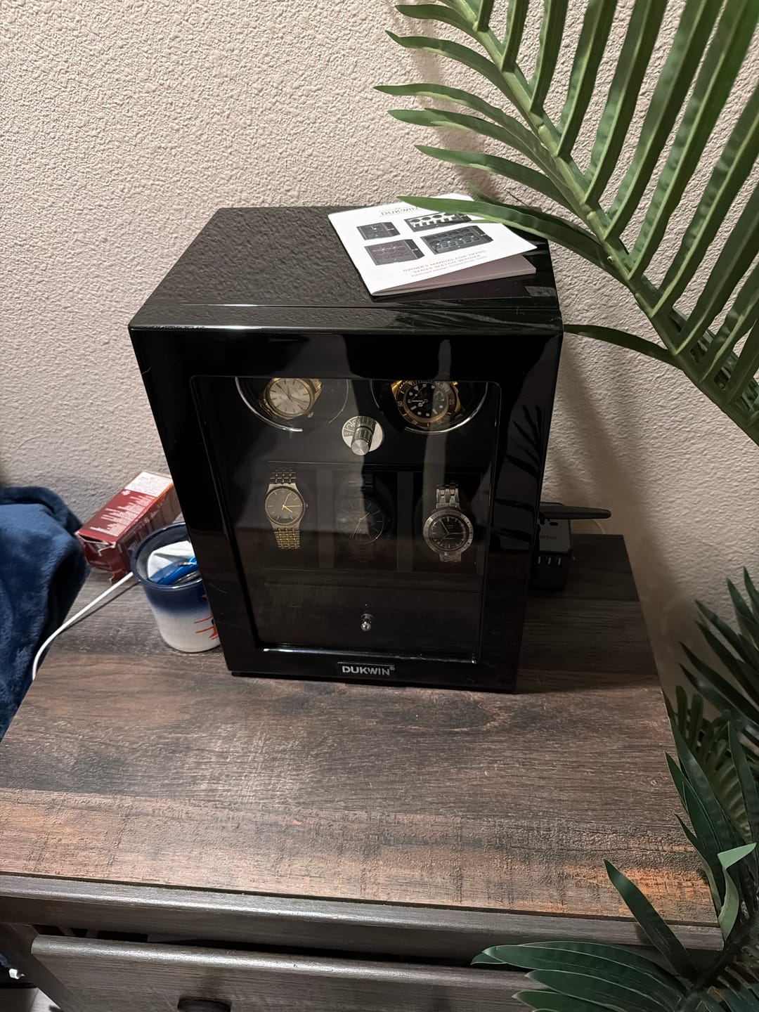 Customer photo review of Smart Luxury Watch Winder with Storage Organizer Case