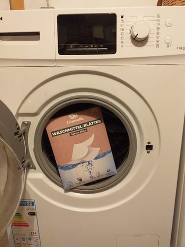 Customer photo review of Waschmittelblätter + 35 Extra GRATIS Wäschen