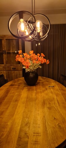 Fotorecensie van een klant over Zijden Klaprozen - Licht oranje