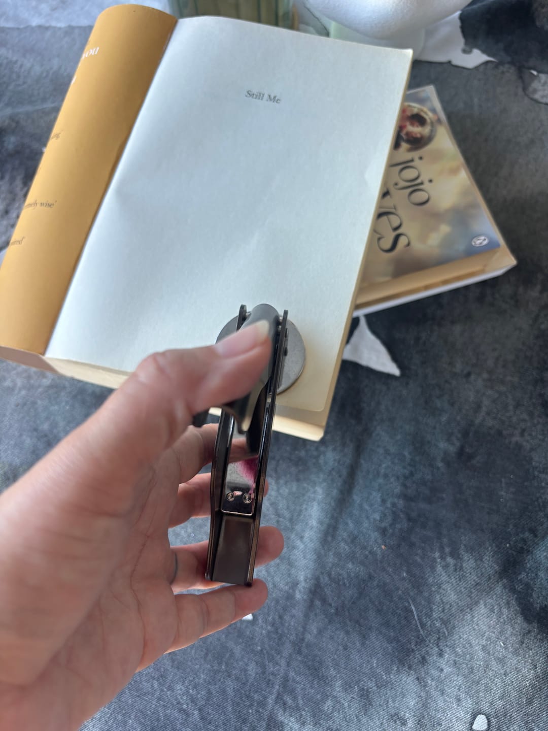 Customer photo review of Custom Book Embosser