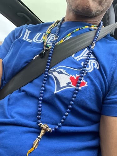 Customer photo review of 2 Lapis Lazuli Third Eye Malas