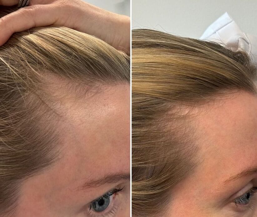 Customer photo review of Hair Growth Gummies