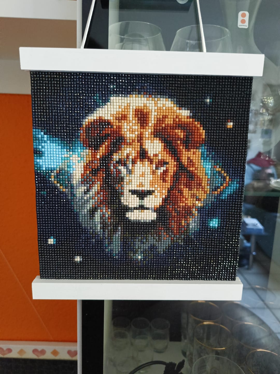 Customer photo review of Holzrahmen mit Magnetverschluss für Diamond Painting