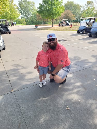 Customer photo review of The Chase Boy's Polo