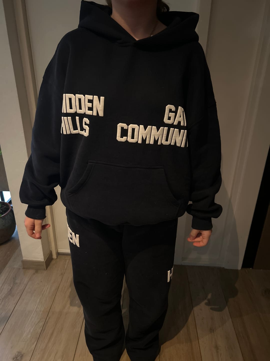 Avis client avec photo sur le PANTALON DE SURVEILLANCE À JAMBES DROITES NAVY