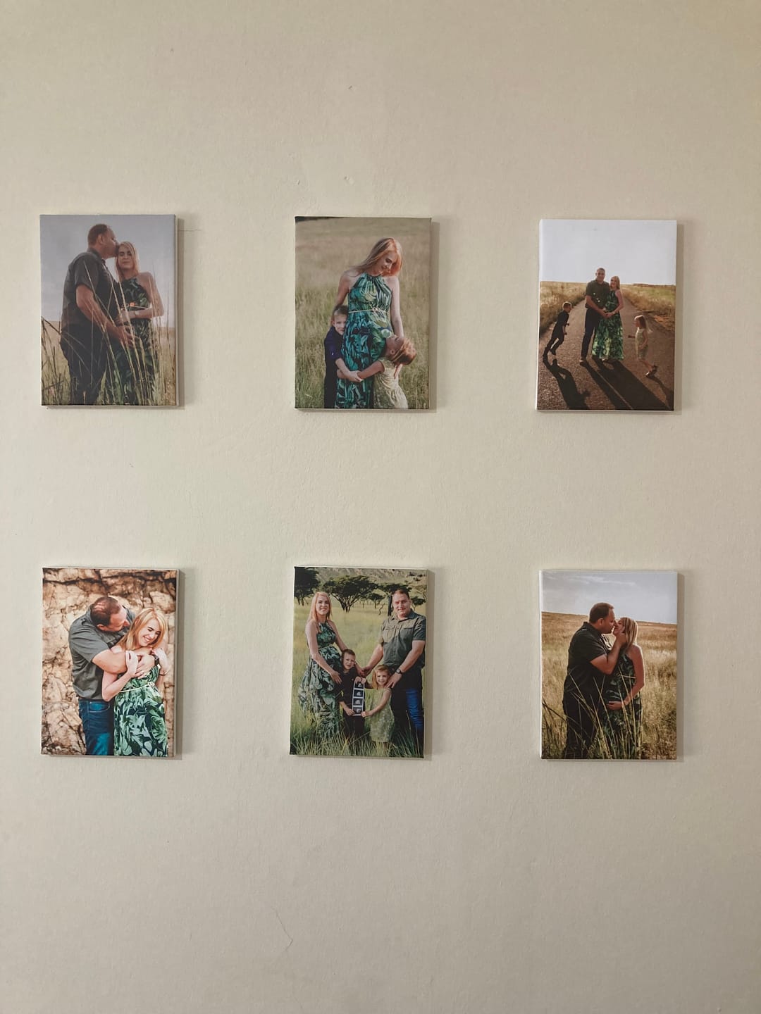 Customer photo review of 12 x A4 Canvas Combo