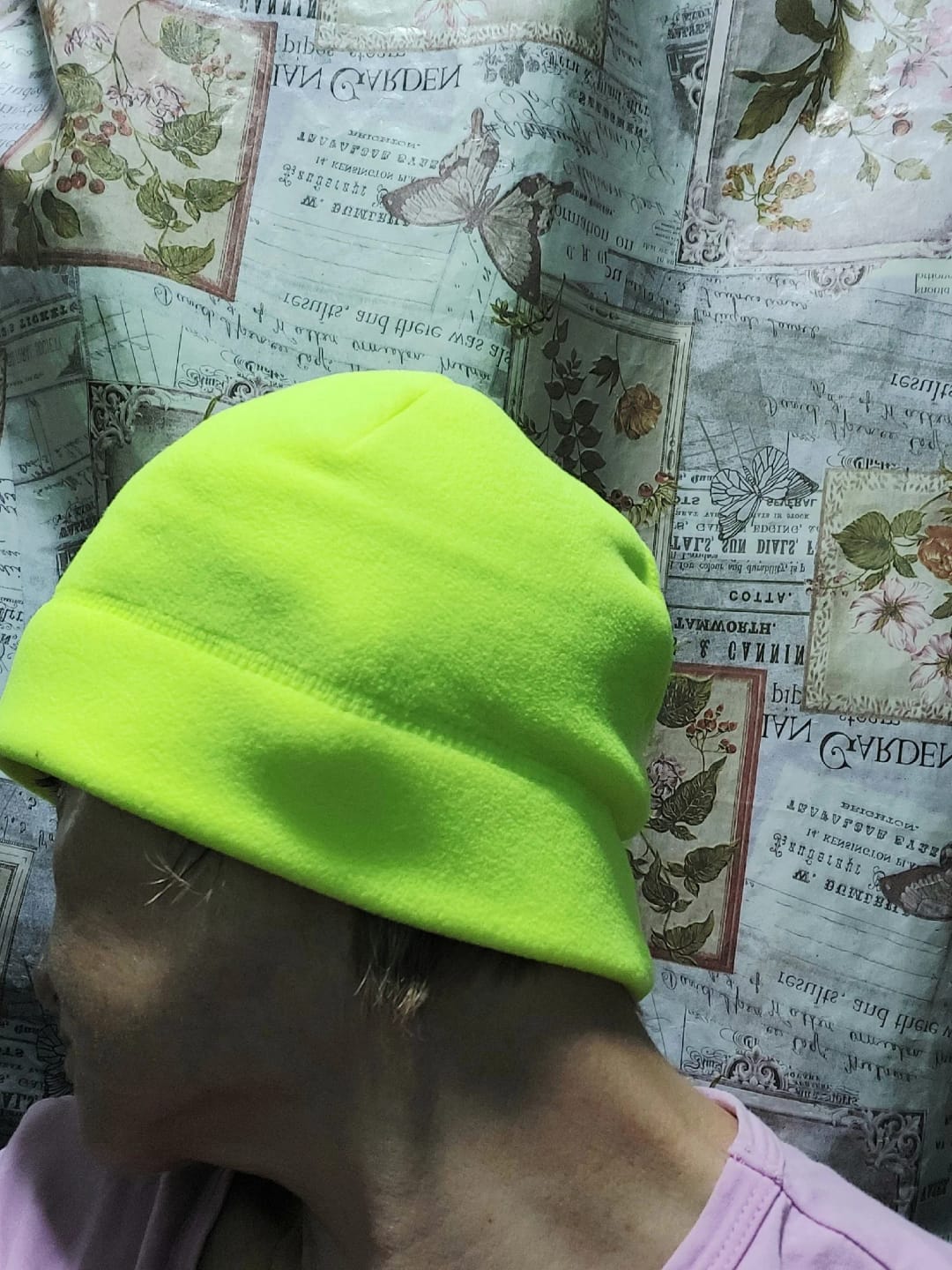 Customer photo review of Winddichte Polar-Fleece Mütze