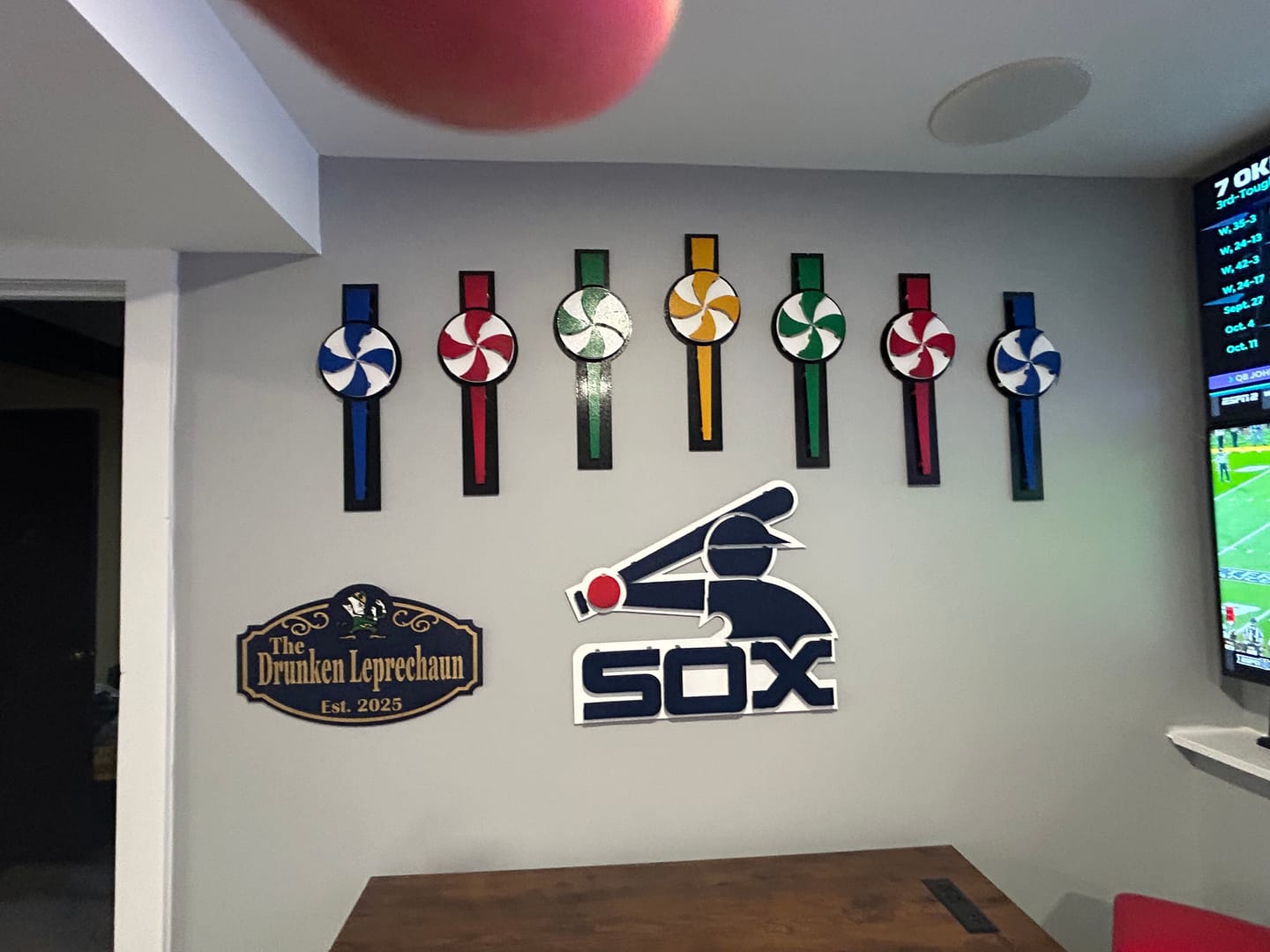 Customer photo review of Pin Wheels Set of SEVEN, 3D metal Art.