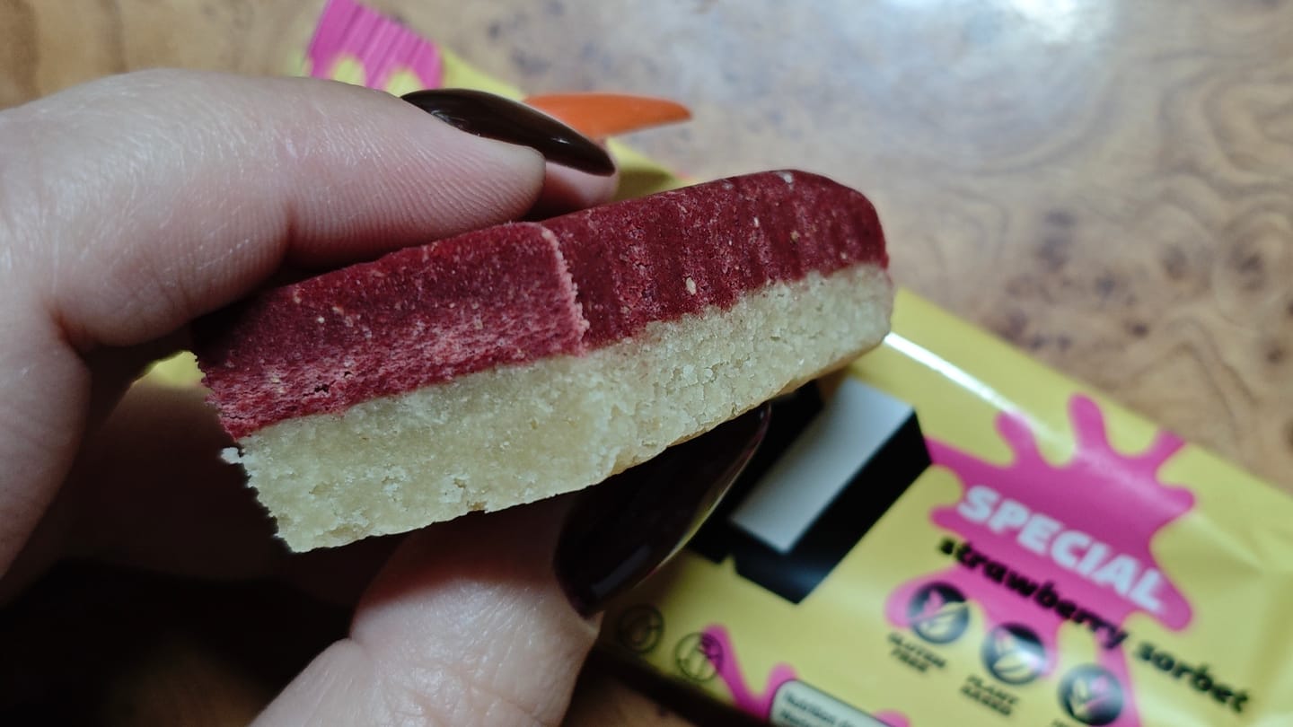 Customer photo review of Strawberry Sorbet