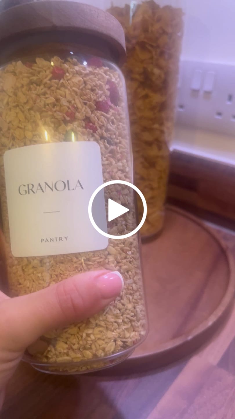Customer video review of Glass Acacia Pantry Jars