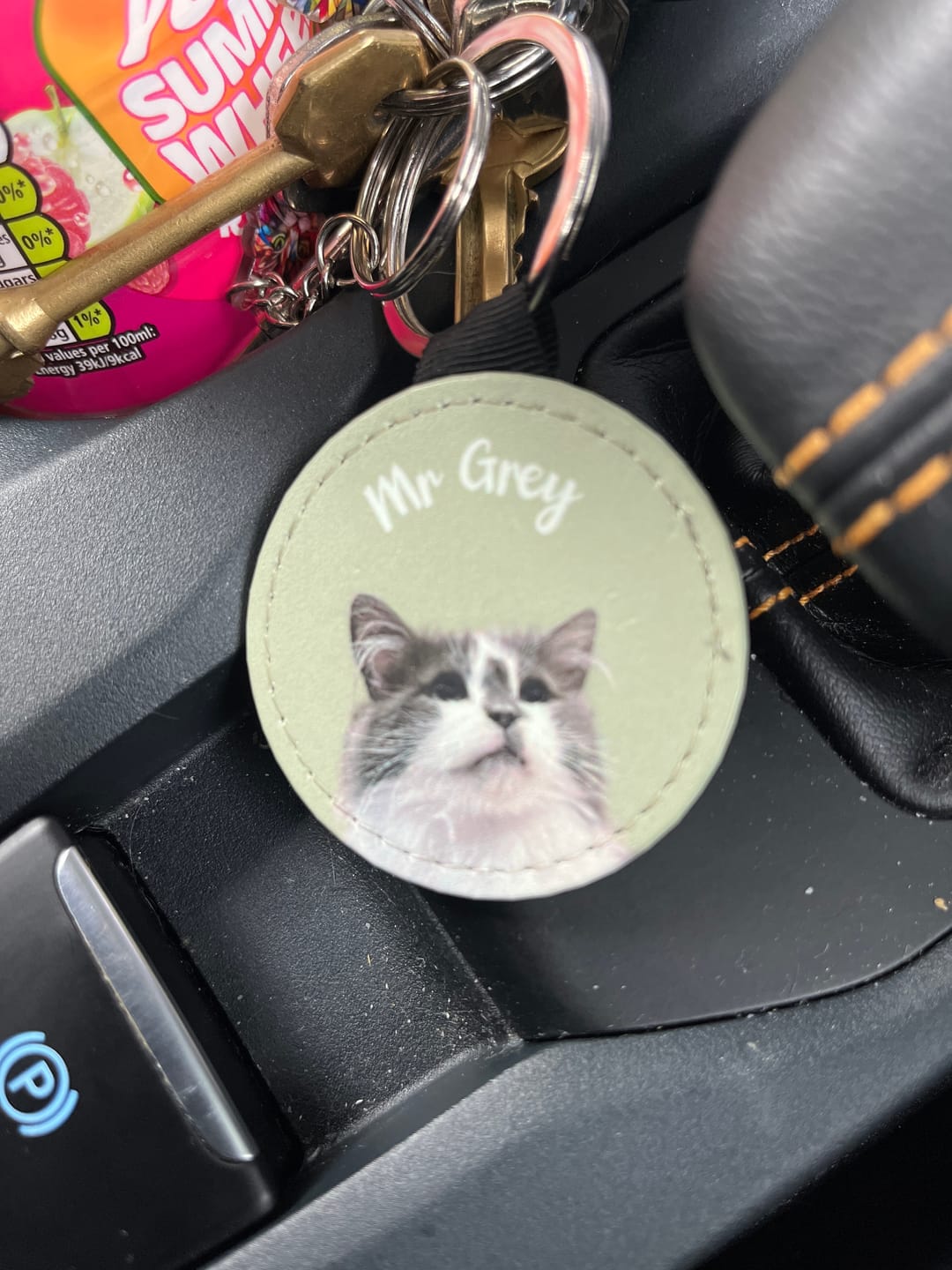 Customer photo review of Pet portrait - Personalised Keychain