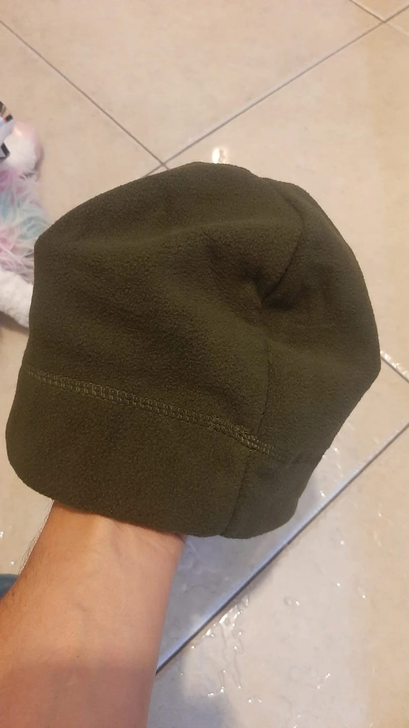 Customer photo review of Winddichte Polar-Fleece Mütze