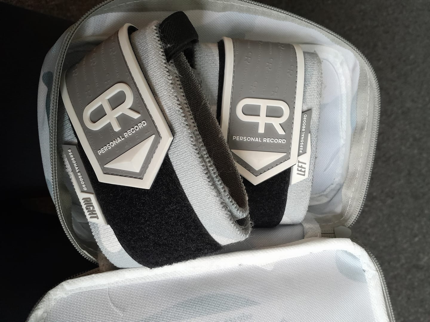 Customer photo review of PR Heavy Duty Premium Wrist Wraps - Snow Camo