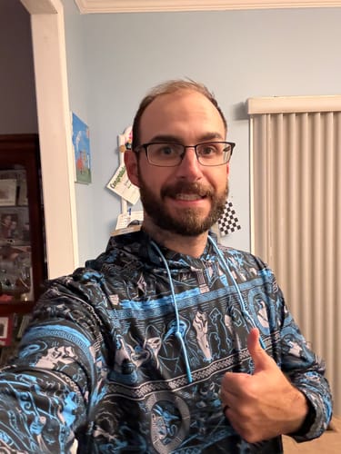 Customer photo review of Disney Villains "Hades Gonna Hate" – Performance Hoodie