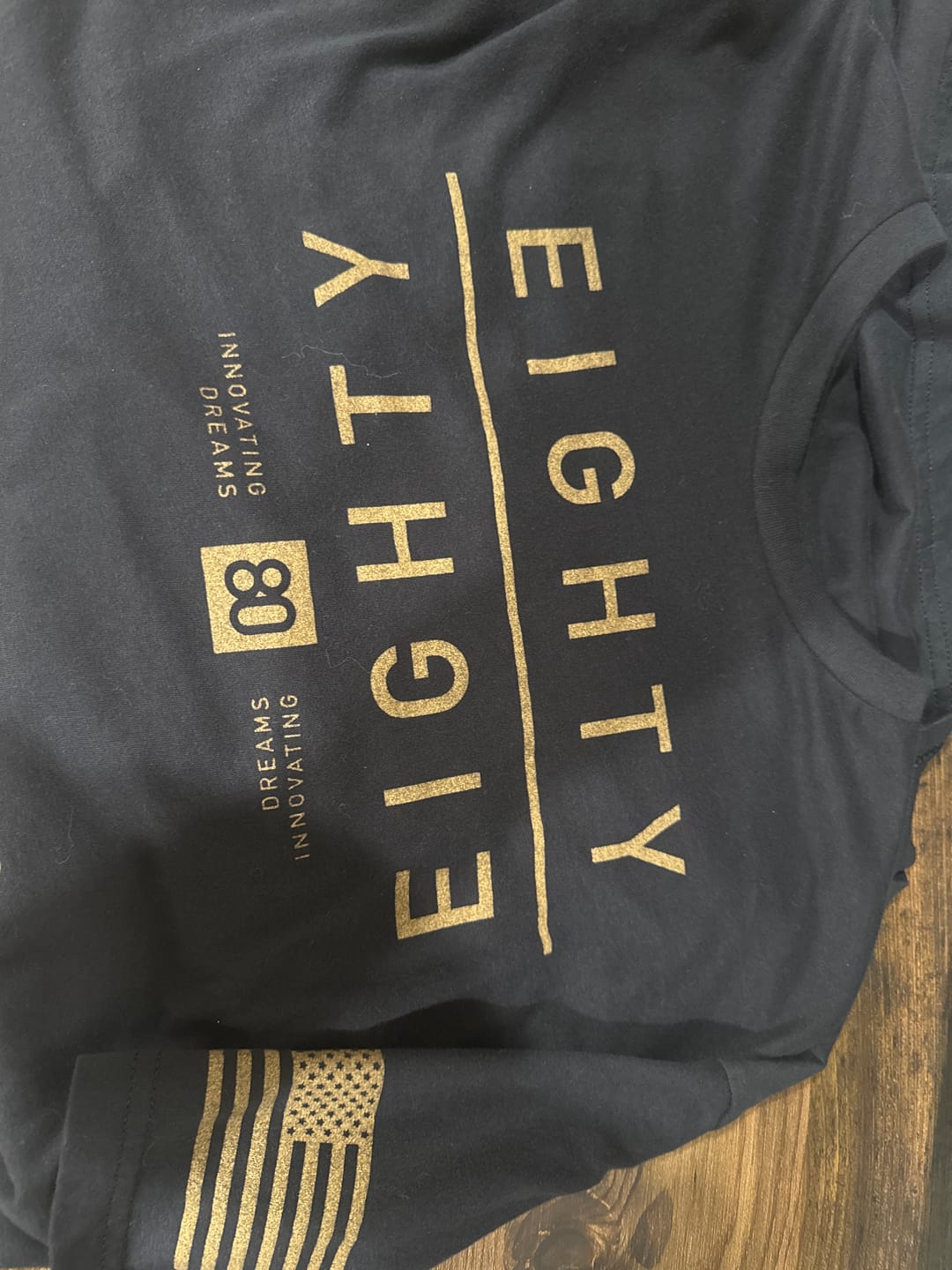 Customer photo review of 80Eighty® Golden MIrror Shirt