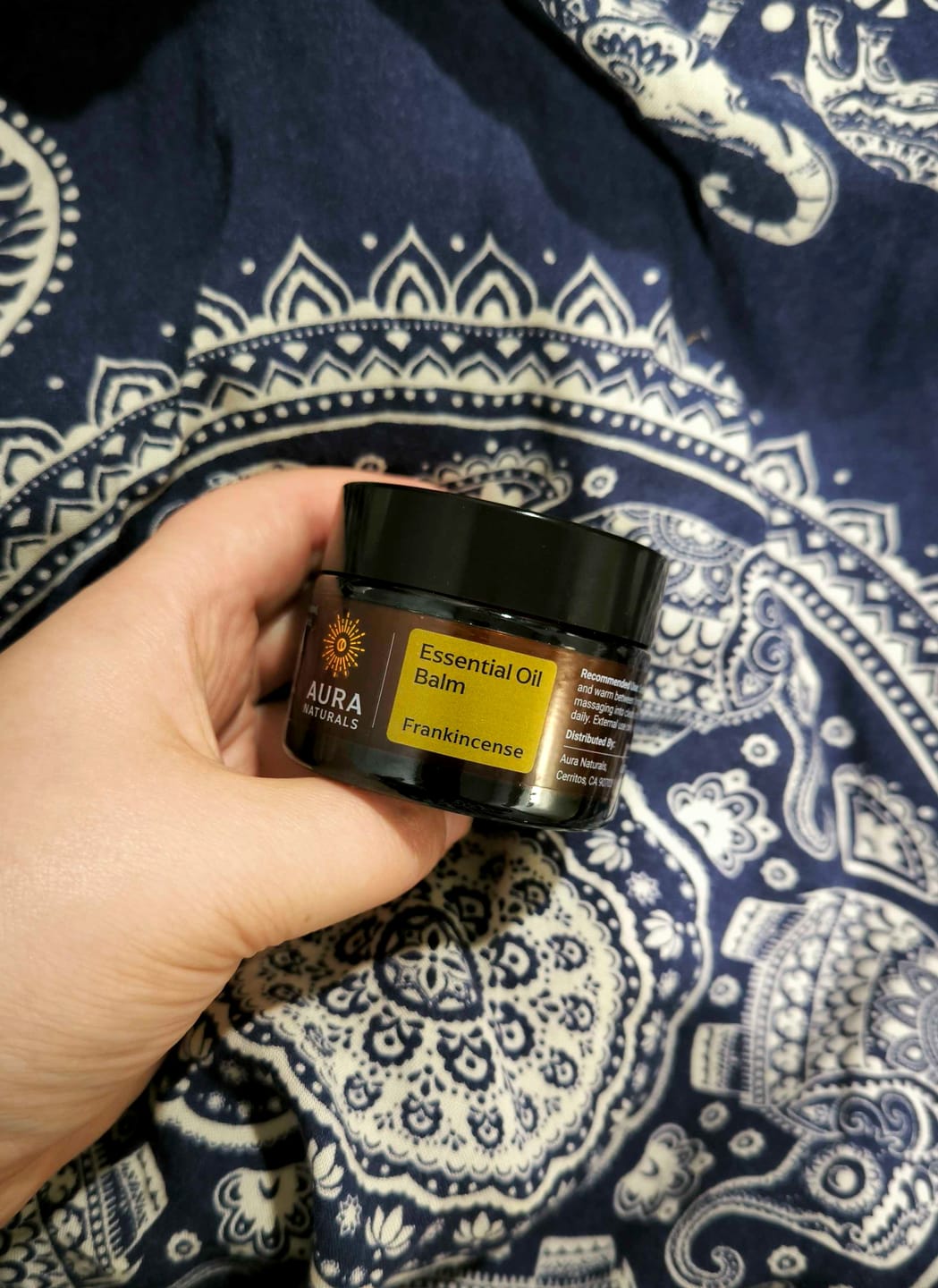 Customer photo review of Frankincense Balm