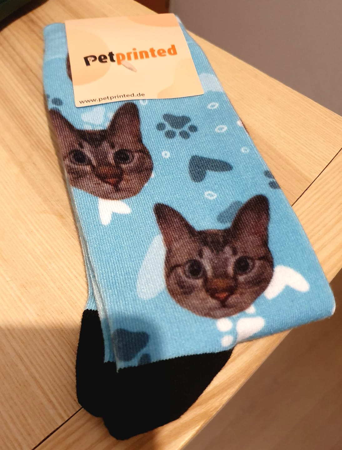 Customer photo review of Dein Foto - Individuelle Socken
