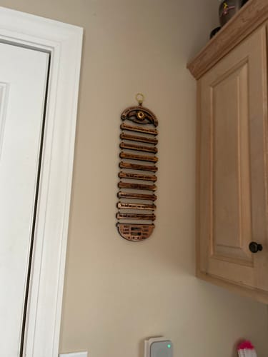Customer photo review of NEW* Ten Commandments from the Holy Land Wall Hanging
