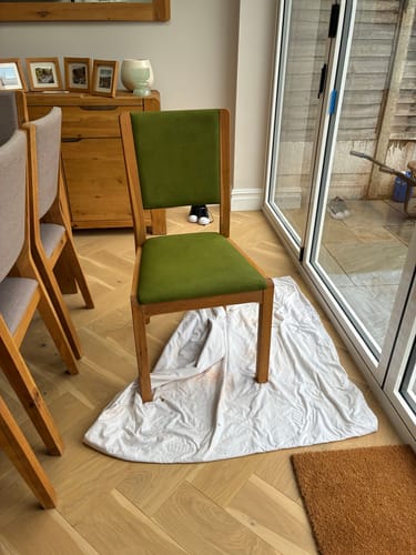 Customer photo review of Fabric Paint -- Olive