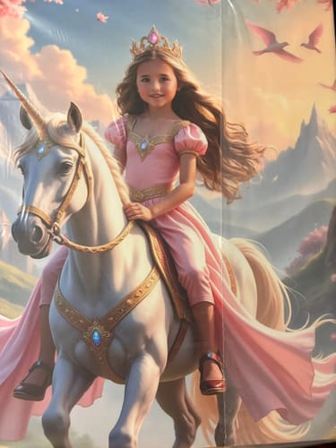 Customer photo review of The Pink Unicorn Princess