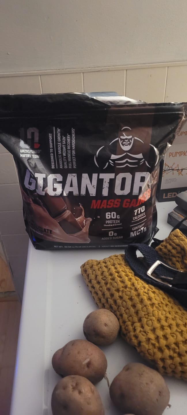 Customer photo review of GIGANTOR | MASS GAINER