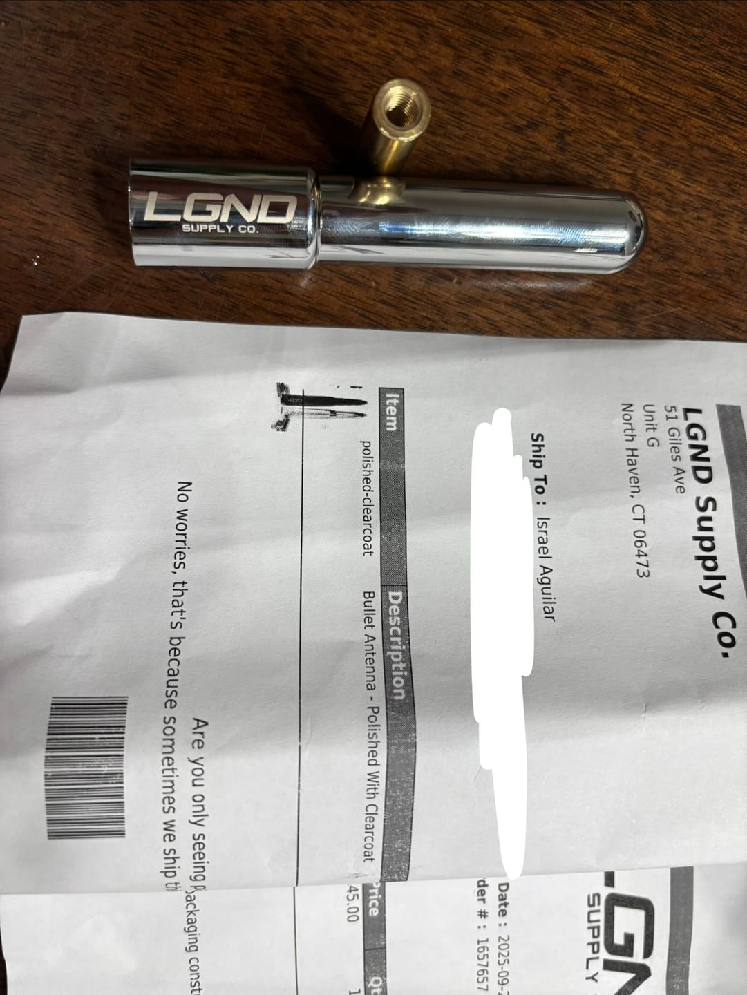 Customer photo review of Bullet Antenna