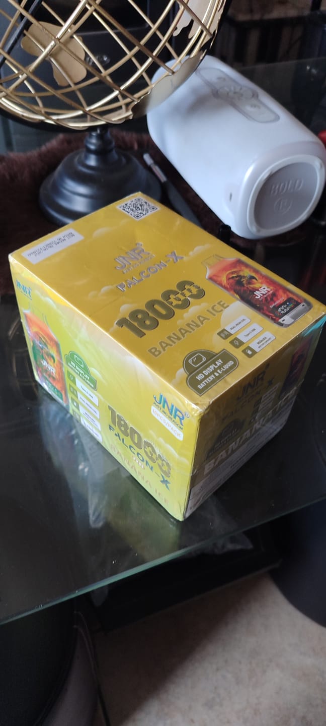 Customer photo review of JNR Falcon X 18000 Puffs Disposable Vape (Box of 10)
