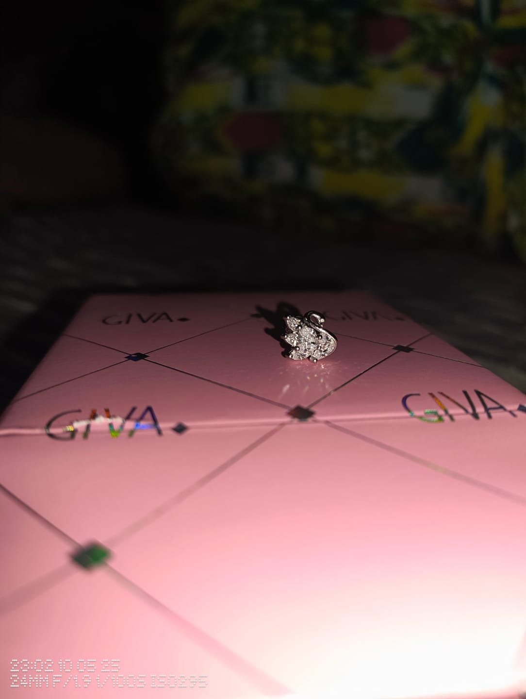 Customer photo review of Manali's Shining Swan Studs