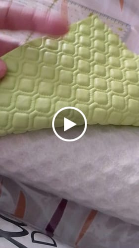 Customer video review of MATELASSE LUXO 1.5 COR LEMON FUNDO MANTA