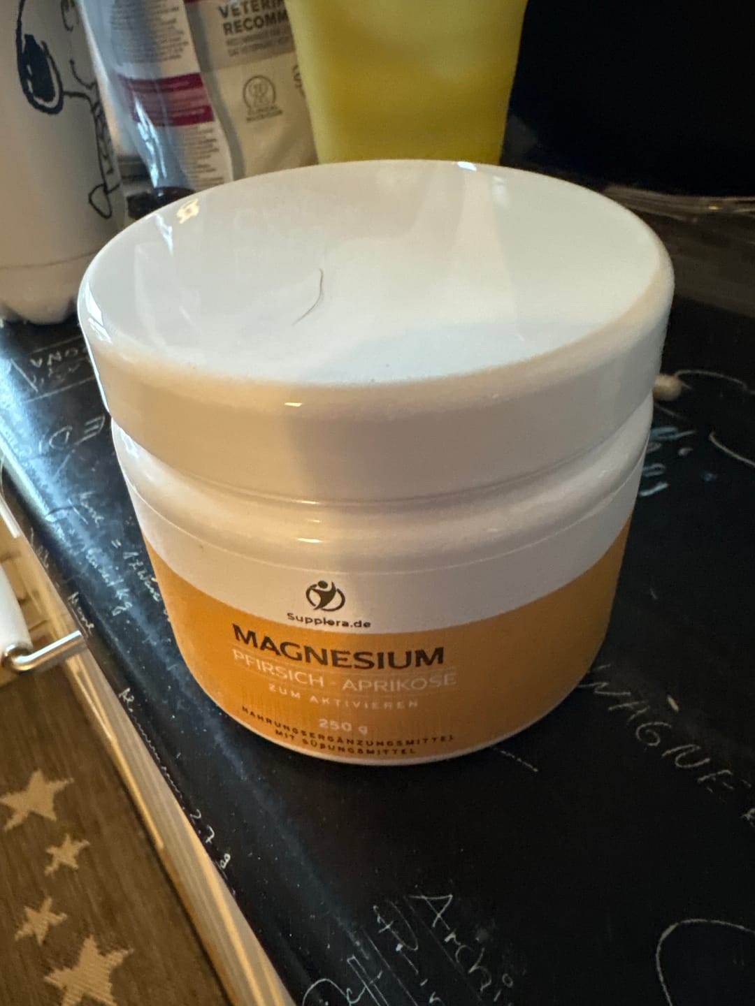 Customer photo review of Ionisches Magnesium **Pfirsich-Aprikose** 250g Dose