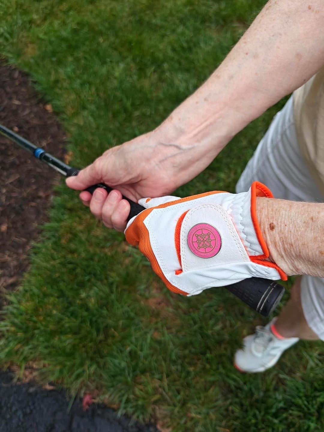 Customer photo review of Copper Tech Advanced 2.0 Women's Golf Glove Left or Right