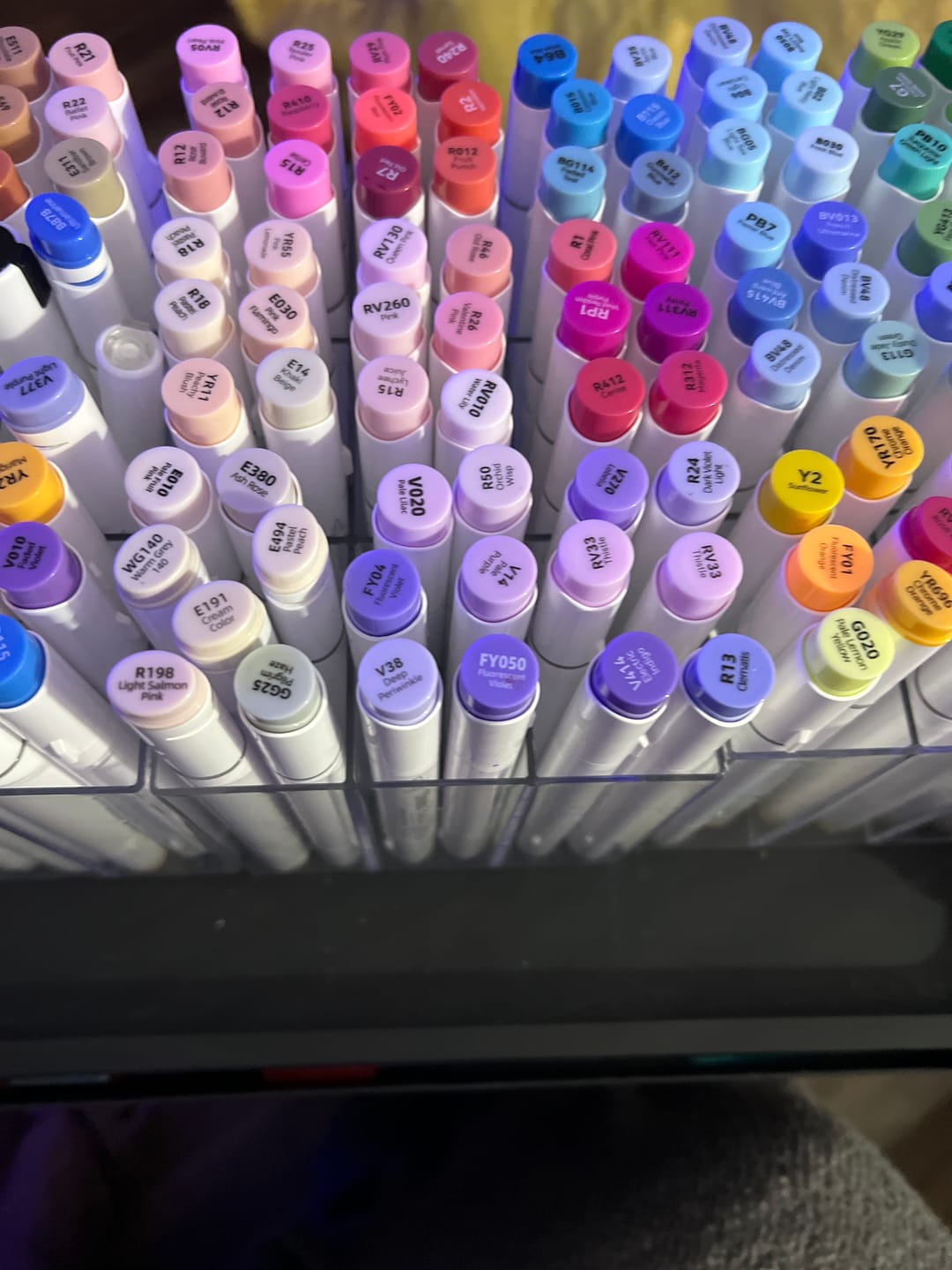 Customer photo review of 4-Pack Mystery Palette of Ohuhu Honolulu Alcohol Markers