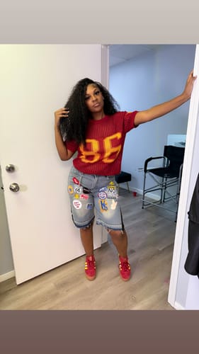 Customer photo review of GlamGirl Jersey Top