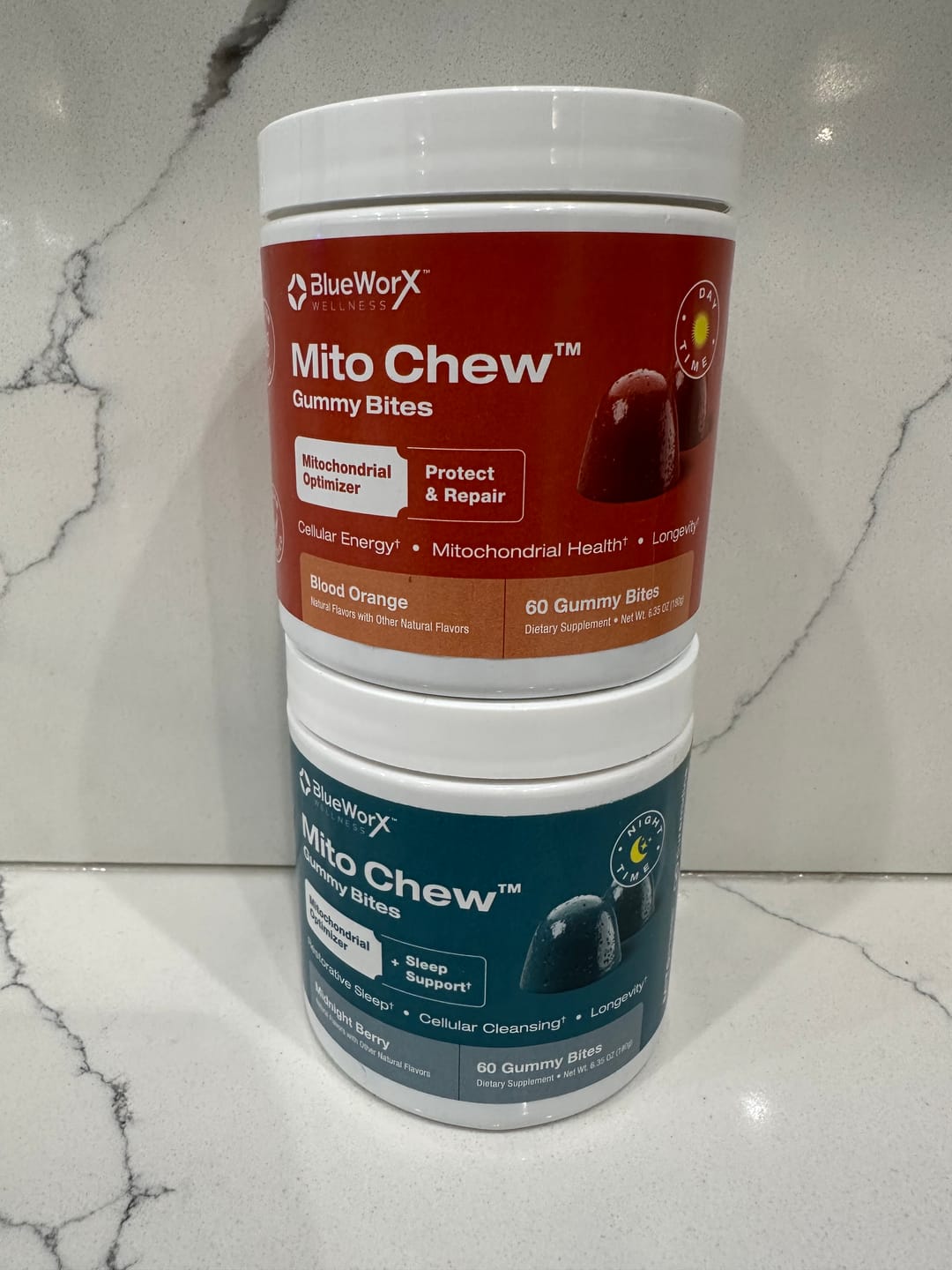 Customer photo review of MitoChew™ Gummy Bites – Daytime