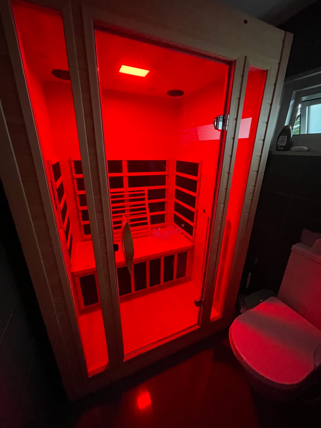 Customer photo review of Kylin Full Spectrum Low EMF Carbon Far Infrared Sauna 2 people - K8200 FS (NEW ARRIVAL)